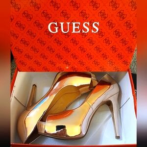 GUESS Patches Platform Stiletto